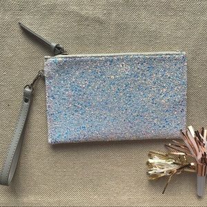 Charming Charlie RSVP Iridescent Glitter Clutch